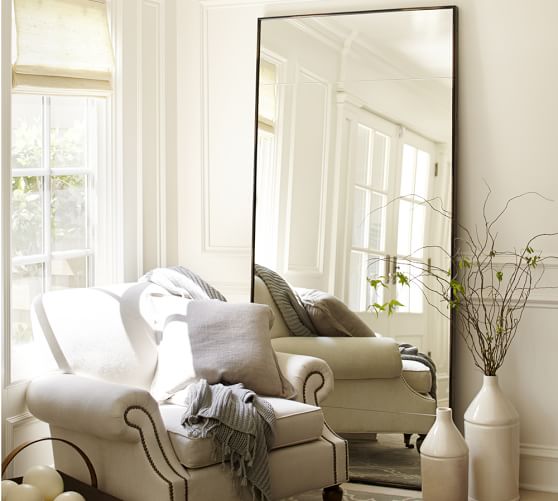 Pottery Barn Berke Oversized Floor Mirror Modele S Home